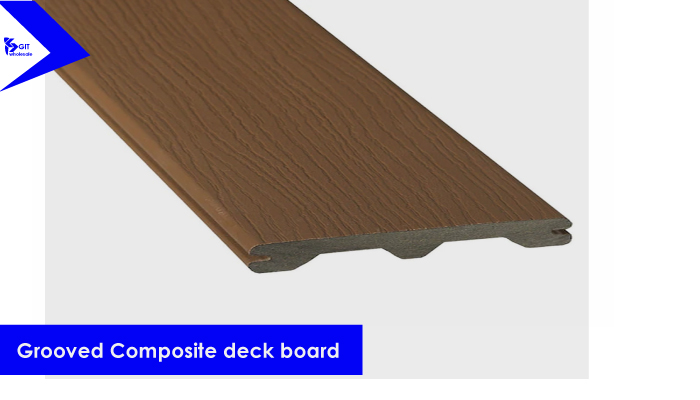 Grooved Composite deck board